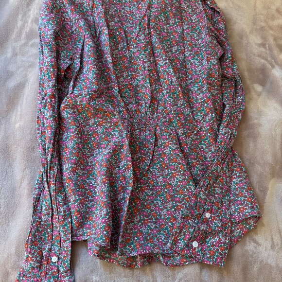 Aeropostale Fitted Floral Button Down Shirt - Picture 3 of 3